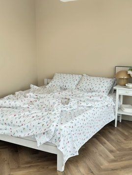 Постільна білизна "Комплект жата бавовна флора" ЖБ - 15141 фото